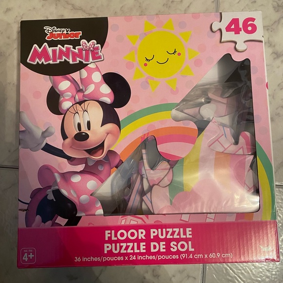 Disney Giant Minnie Mouse Floor Puzzle- Brand New in Box 🎀 - Picture 11 of 14
